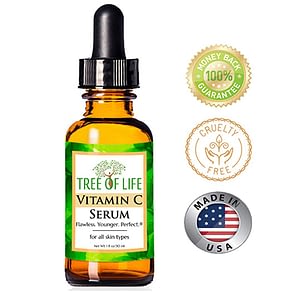 tree of life glow vitamin c serum for face brightening